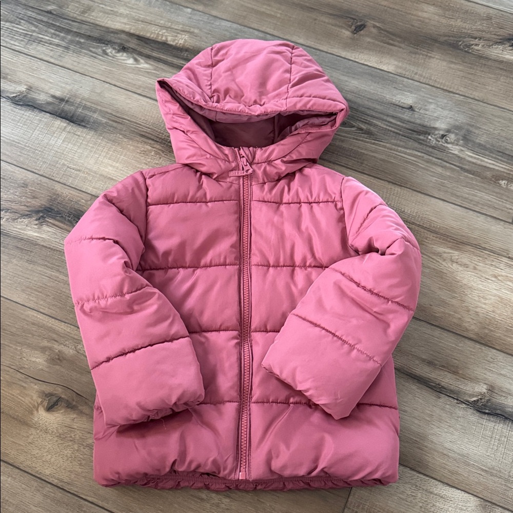 The Children's Place Dusty Pink Puffer Jacket